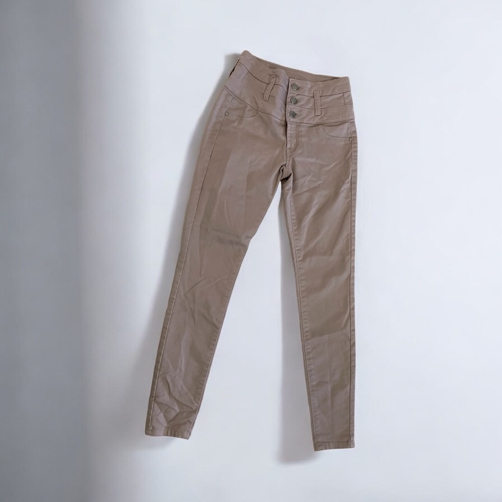 Pale Pink Three Button Jeans * Tinseltown * Size‎ 0 - Picture 11 of 14